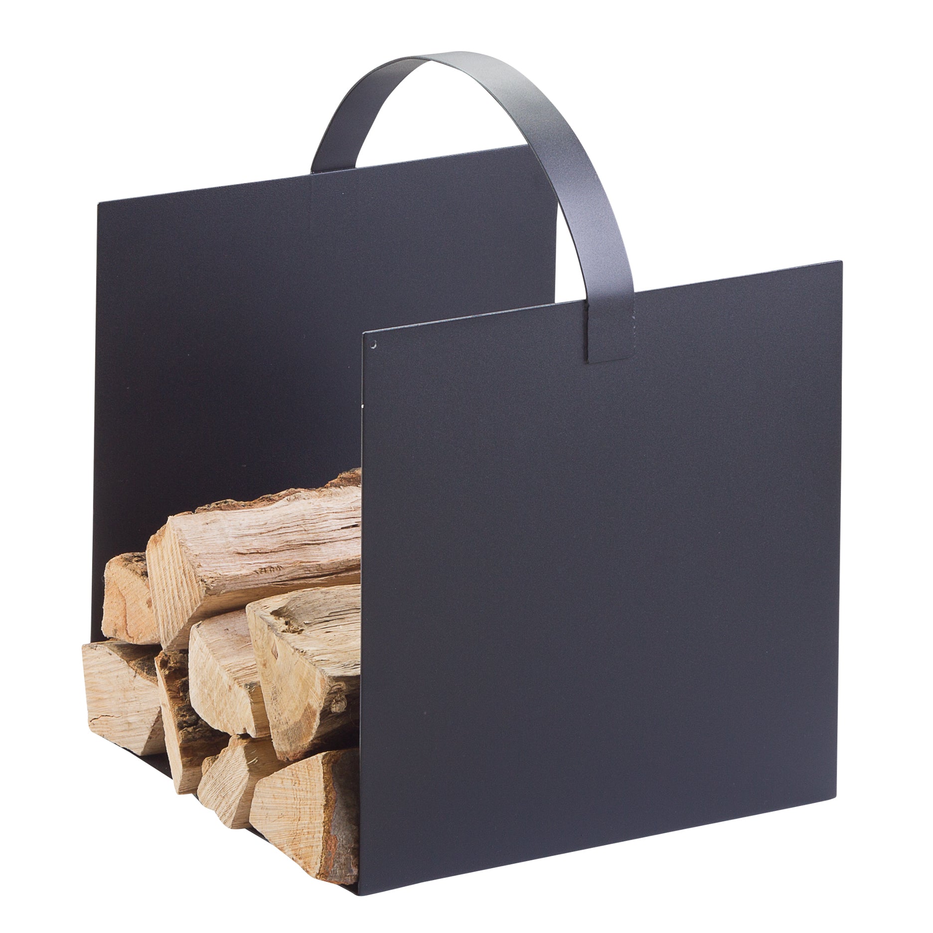 Brændekurv med hank